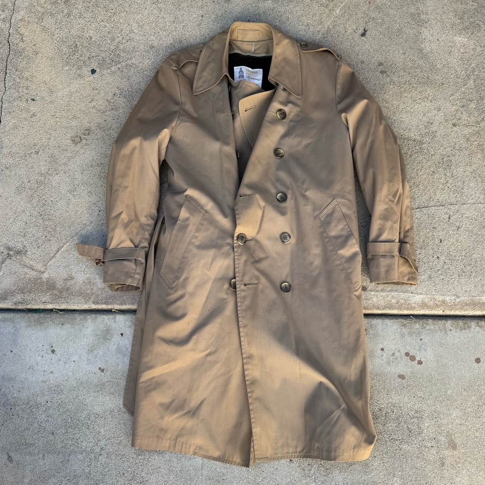 London Fog Maincoats Trench Coat Size 36s